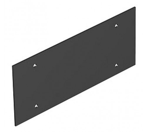 Крышка глухая для напольного бокса Telitank 213x88 мм (ПВХ,черный) (T12L P03S 9011)  7408124  OBO Bettermann