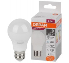 Лампа светодиодная LED Value CL- A 7W/865 230V E27 10X1  4058075578791  OSRAM