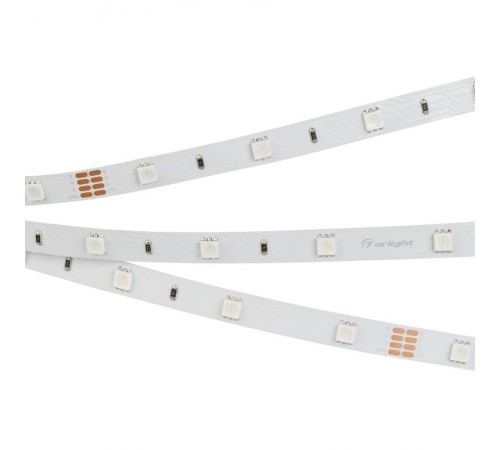 Лента светодиодная RT-B30-10mm 24V RGB (7.2 W/m, IP20, 5060, 5m) (arlight, Открытый)  022066(2)  Arlight