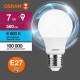 Лампа светодиодная LED Value CL- A 7W/865 230V E27 10X1  4058075578791  OSRAM