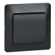 Glossa Антрацит Выключатель 1-клавишный, сх.1, 10АХ (в сборе)  GSL000712  SE