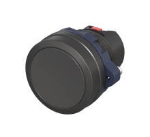 Головка кнопки плоская без фиксации, черная  M22P-FMBLP  DKC