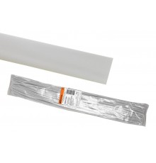 Термоусаживаемая трубка ТУТнг 40/20 белая по 1м (25 м/упак)  SQ0518-0292  TDM