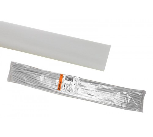 Термоусаживаемая трубка ТУТнг 40/20 белая по 1м (25 м/упак)  SQ0518-0292  TDM