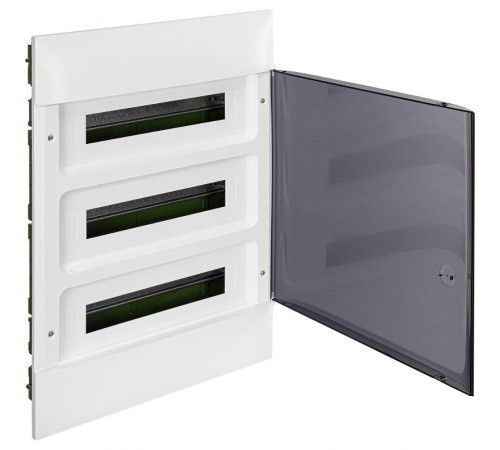 Practibox S Пластиковый щиток Встраиваемый (в полые стены) 3X18 Дымчатая дверь  137578  Legrand
