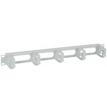Кабельный органайзер 19" 1U, 5 колец, серый  CO35-1M5RM  ITK