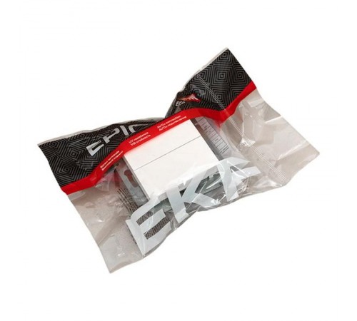 Механизм выключателя, двухклавишный, проходной, белый Эпика EKF  UP1-SWW-21  EKF