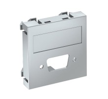 Мультимедийная рамка VGA/D-Sub9 Modul45 (серебристый) (MTG-DB O AL1)  6104712  OBO Bettermann