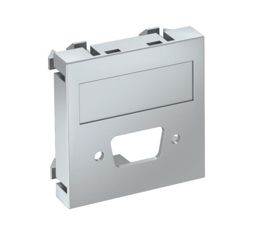 Мультимедийная рамка VGA/D-Sub9 Modul45 (серебристый) (MTG-DB O AL1)  6104712  OBO Bettermann