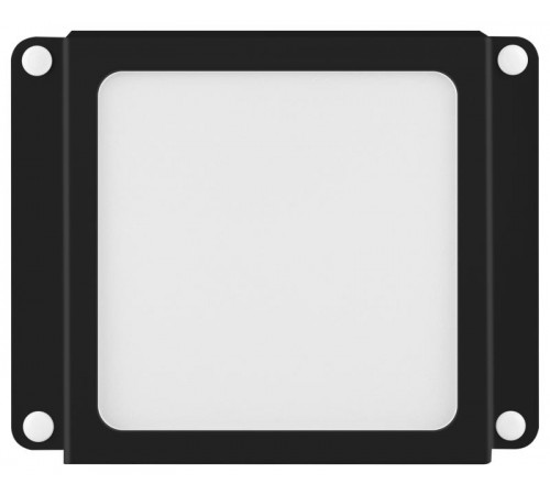 Светильник светодиодный  DVO21-06-O-4K80-5-B 6Вт 4000K 460Лм Домино черный грильято 100х100 Опал  Б0069622  ЭРА