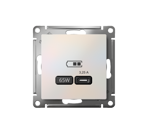 AtlasDesign Жемчуг USB Розетка тип-C 65W высокоскоростной заряд QC PD  ATN000427  SE