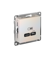 AtlasDesign Жемчуг USB Розетка тип-C 65W высокоскоростной заряд QC PD  ATN000427  SE