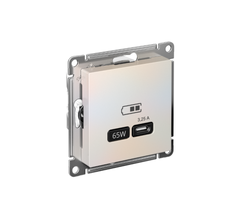 AtlasDesign Жемчуг USB Розетка тип-C 65W высокоскоростной заряд QC PD  ATN000427  SE
