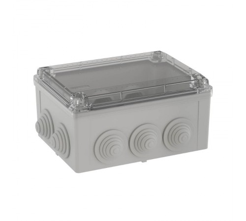 Коробка распределительная с гладкими стенками. прозрачная. IP56. 150х110х70мм  54020  DKC