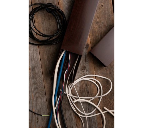 Канал кабельный под тёмное дерево (100х60) (18м.) EKF PROxima  kk-100-60d  EKF