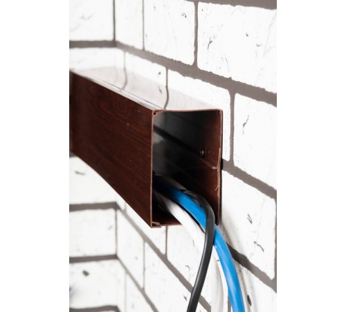 Канал кабельный под тёмное дерево (100х60) (18м.) EKF PROxima  kk-100-60d  EKF