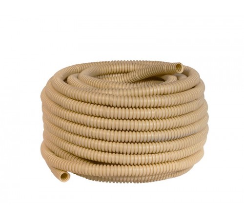 ЭРА Труба гофрированная ПВХ (сосна) d 16мм с зонд. легкая 25м  Б0043211  ЭРА