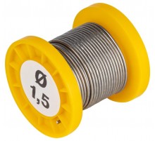 Припой  с канифолью для пайки ПОС 61 трубка  1.5 мм, катушка 50 гр   Б0061084  ЭРА