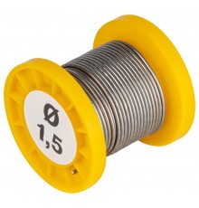 Припой  с канифолью для пайки ПОС 61 трубка  1.5 мм, катушка 50 гр   Б0061084  ЭРА