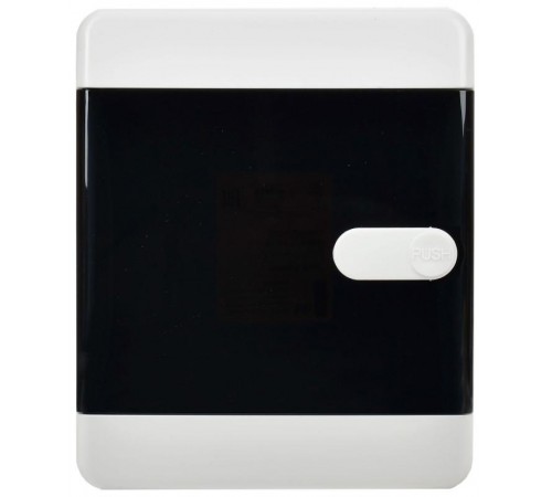 Корпус пластиковый навесной на 4 модуля ЩРН-П-4 IP41 черная прозрачная дверь UNION Compact  UIC-KP12-N-04-41-K01  IEK