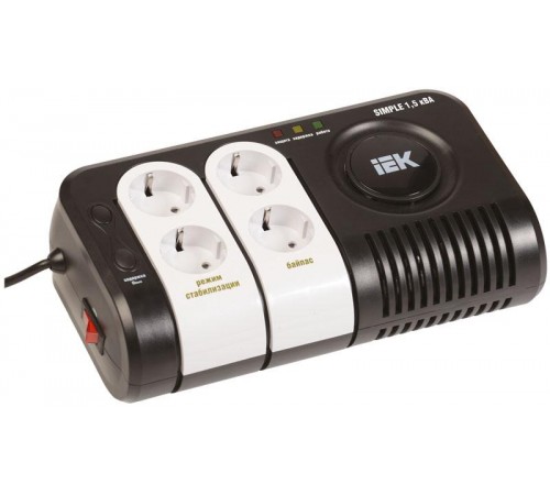 Стабилизатор напряжения серии Simple 1,5 кВА   IVS25-1-01500  IEK