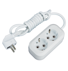 Удлинитель "Эксперт"  2 гнезда 2 метра 16А/3,5кВт с заземлением ПВС 3х1 EKF PROxima  UBA16-310-2-02  EKF