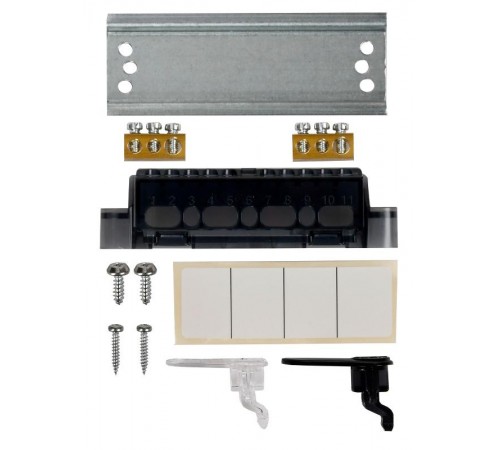 Корпус пластиковый навесной на 4 модуля ЩРН-П-4 IP41 черная прозрачная дверь UNION Compact  UIC-KP12-N-04-41-K01  IEK