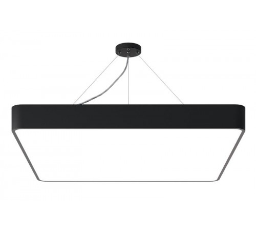 Светильник светодиодный Geometria Quadro SPO-164-B-40K-110 110Вт 4000К 17300Лм IP40 800*800*80 черный подвесной  Б0050589  ЭРА
