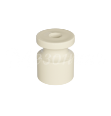 Изолятор пластиковый для наружного монтажа витой электропроводки, D20х24мм, цвет - слоновая кость, серия УСАДЬБА, ТМ МЕЗОНИНЪ (100шт /уп)