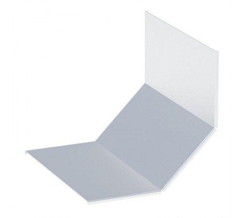 Крышка на угол 90 градусов вертикальный внутренний лестничный усиленная 100x400 мм (2 мм) EKF  kviltp90100400-2  EKF