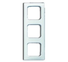 Рамка 3-постовая для кабель-каналов, серия Reflex SI, альпийский белый  1725-0-1541   2CKA001725A1541  ABB