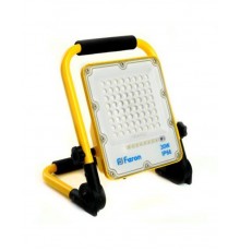 Светодиодный прожектор Feron LL-950 переносной с зарядным устройством IP66 30W 6400K  48675  Feron