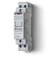 Модульное электромеханическое шаговое реле; 2NO 16А, 4 состояния; контакты AgSnO2; питание 24В AC; ширина 17.5мм  202880244000PAS  Finder