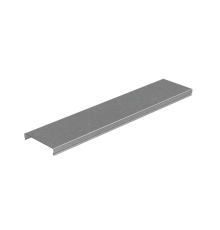 Крышка лотка 100х0,7 L2500 мм "ПЛЮС"  KLplus100-0.7-2500   КМ-Профиль