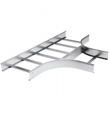 Горизонтальный Т-отвод 80х400, R600, L6, горячеоцинкованный  LT8604HDZ  DKC