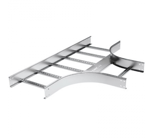 Горизонтальный Т-отвод 80х400, R600, L6, горячеоцинкованный  LT8604HDZ  DKC