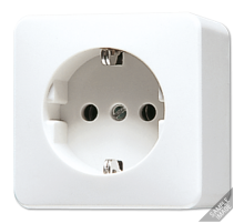 Штепсельная розетка SCHUKO для накладного монтажа 16A 250V ~ ; слоновая кость  620A  Jung