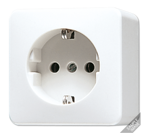 Штепсельная розетка SCHUKO для накладного монтажа 16A 250V ~ ; слоновая кость  620A  Jung