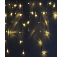 Гирлянда светодиодная  Бахрома 1,8 м*0,5 теплый свет 8 режимов ENIB-01B   220V, IP20 (100/800)  Б0041899  ЭРА