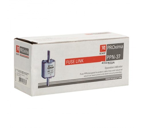 Плавкая вставка ППН-37 400/400А габарит 2  fus-37/400  EKF