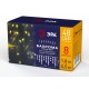 Гирлянда светодиодная  Бахрома 1,8 м*0,5 теплый свет 8 режимов ENIB-01B   220V, IP20 (100/800)  Б0041899  ЭРА