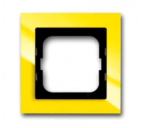 Рамка 1-постовая, серия axcent, цвет жёлтый  1754-0-4334   2CKA001754A4334  ABB
