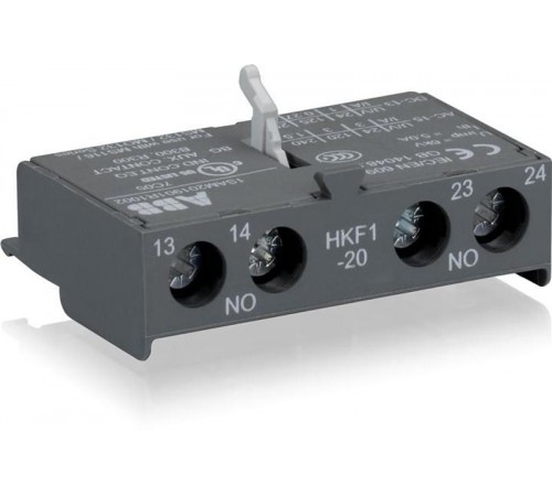 Фронтальные доп.контакты 2НО HKF1-20 для автоматов типа MS116, MS132, MS132-T, MO132, MS165, MO1651SAM201901R1002 ABB