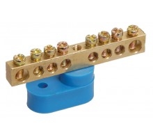 Шина N "ноль" на одном угловом изоляторе ШНИ-6х9-16-У1-С  YNN10-69-16C1-K07  IEK