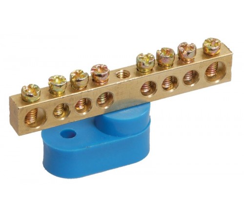 Шина N "ноль" на одном угловом изоляторе ШНИ-6х9-22-У1-С  YNN10-69-22C1-K07  IEK