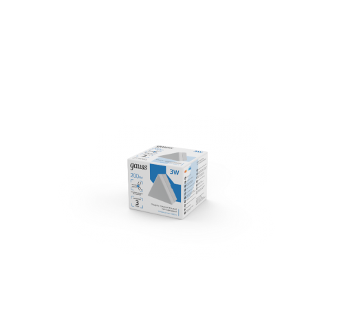 Модуль треугольный светодиодный  IP40 72*63*55мм 3W 200Лм 6500К Shop Lighting белый 1/100  883565348  Gauss