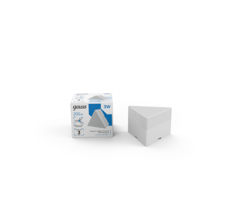 Модуль треугольный светодиодный  IP40 72*63*55мм 3W 200Лм 6500К Shop Lighting белый 1/100  883565348  Gauss