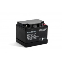 АКБ TEPLOCOM 40Ач Герметичный свинцово-кислотный необслуживаемый AGM АКБ 12В 40Ач  436  Бастион