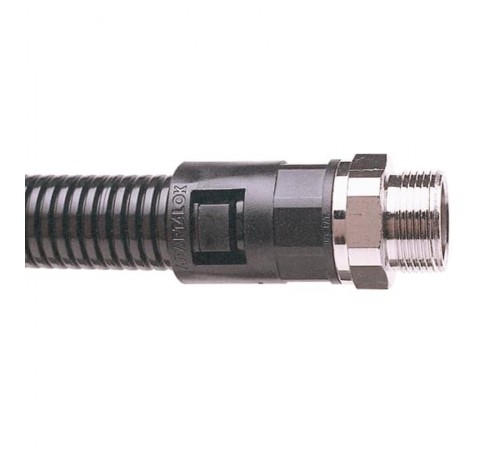 Фитинг AL54/PG48/SA/BL, прямой поворотный, полиамид 66/никел.латунь, черный, резьба PG48, d54, 1 шт. в пачке  7TCA296000R1296  ABB