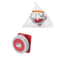 Розетка скрытой установки угловая IP67 32А 3Р+РЕ+N 380В  SQ0611-0060  TDM
